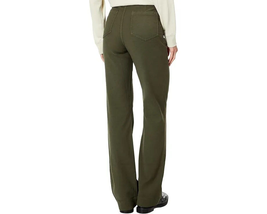 Faherty брюки Stretch Terry Patch Pocket с широкими штанинами и четырьмя карманами