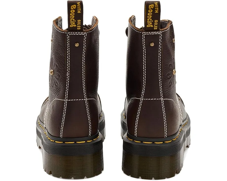 Ботинки Dr. Martens Sinclair Flower на платформе с цветочным принтом и квадратным каблуком