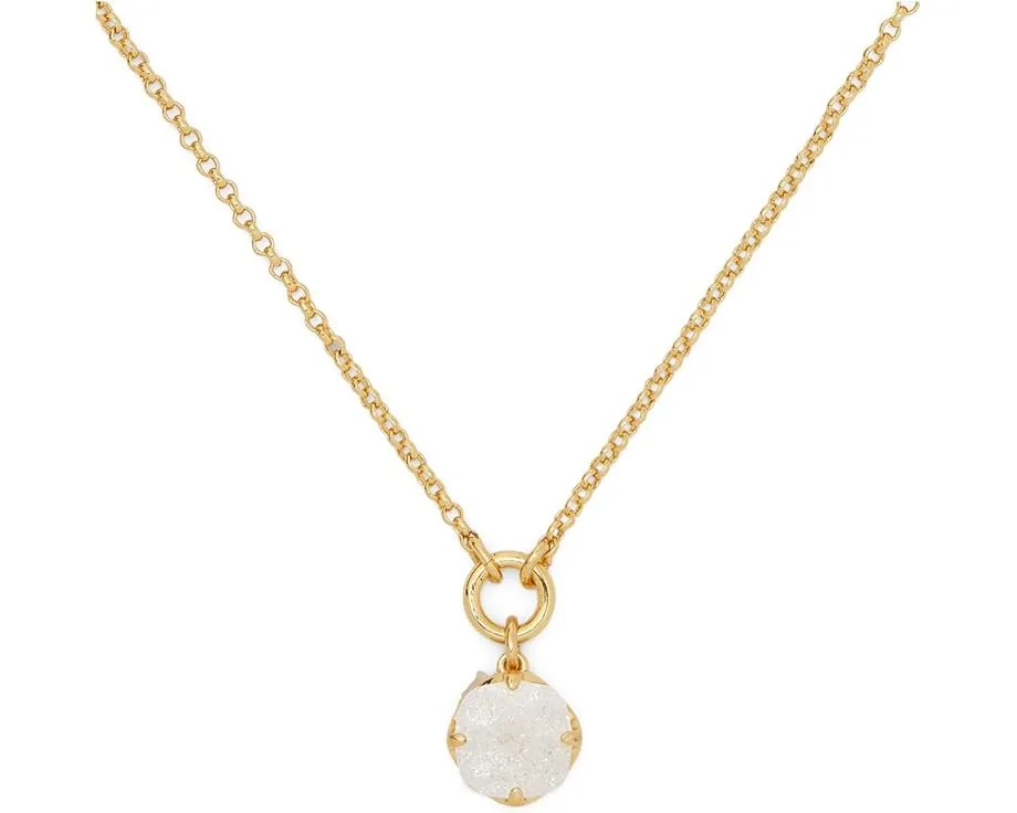 Кулон Kate Spade New York 10 мм в виде цветка с цирконием