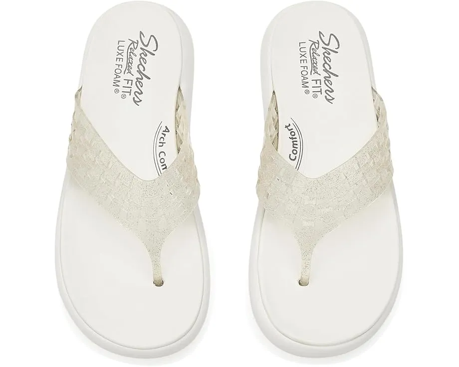 Skechers Шлепанцы Asana Luxe Shimmer Days черные