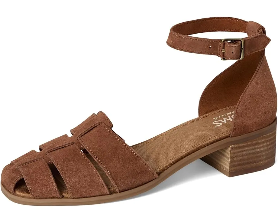 Босоножки Jaclyn Fisherman с плетеными ремешками и квадратным носком