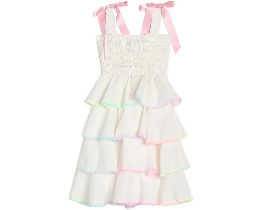 Платье Rainbow Tiered Bow от Lola and The Boys для малышей