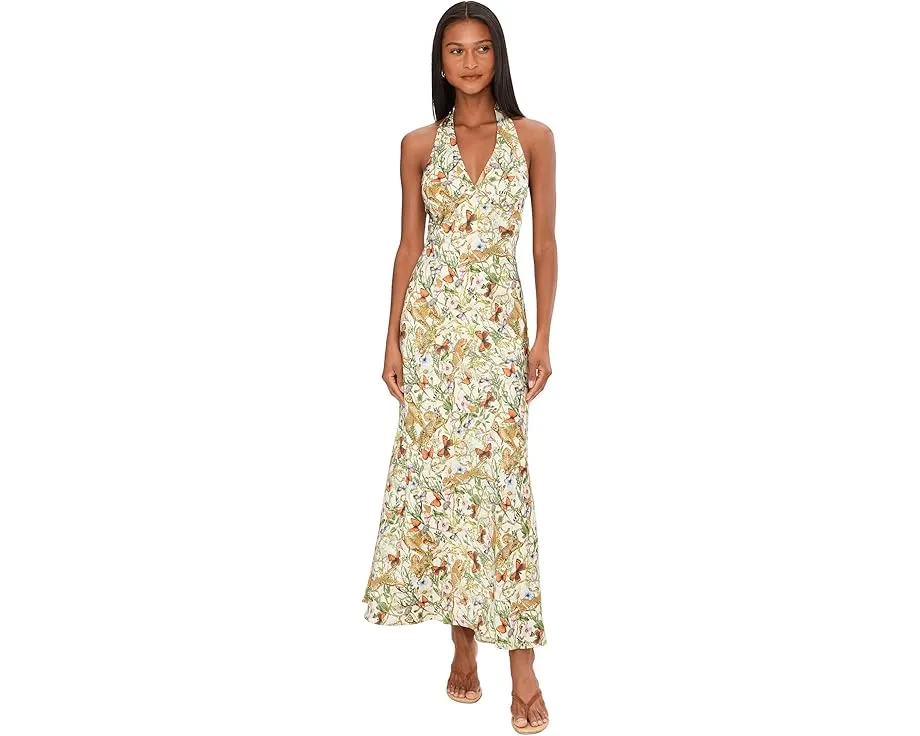 Макси-платье Avec Les Filles на бретелях с запахом и шейным платком