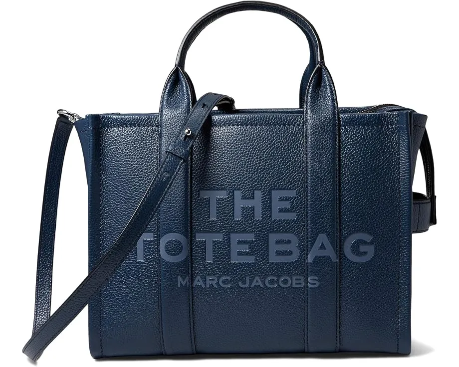 Кожаная сумка тоут среднего размера Marc Jacobs с двумя ручками