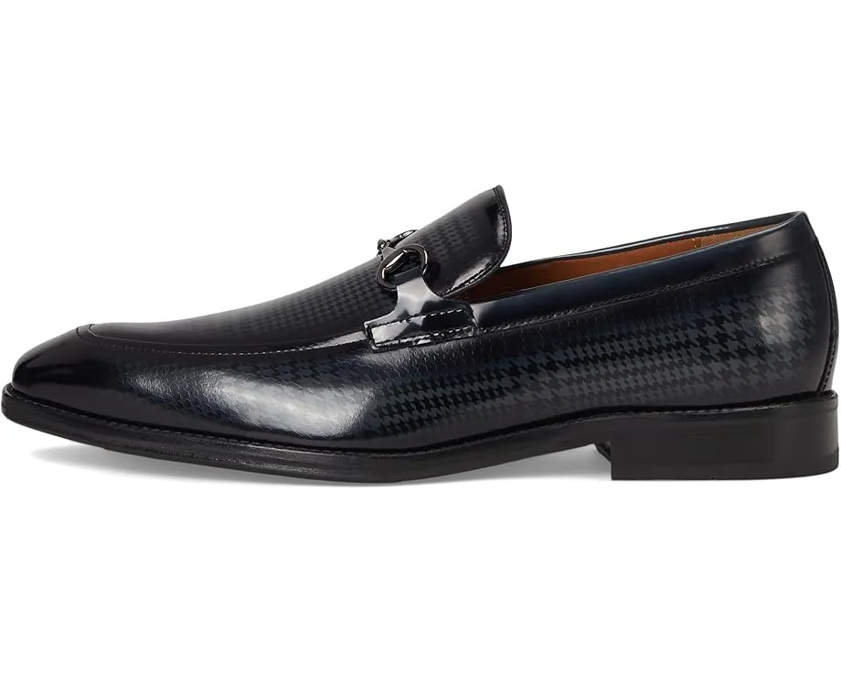 Johnston & Murphy Sullivan Bit из итальянской телячьей кожи с узором «гусиная лапка»