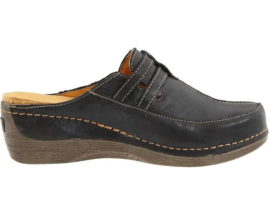 Клоги Spring Step Happy из премиальной кожи с регулируемыми пряжками