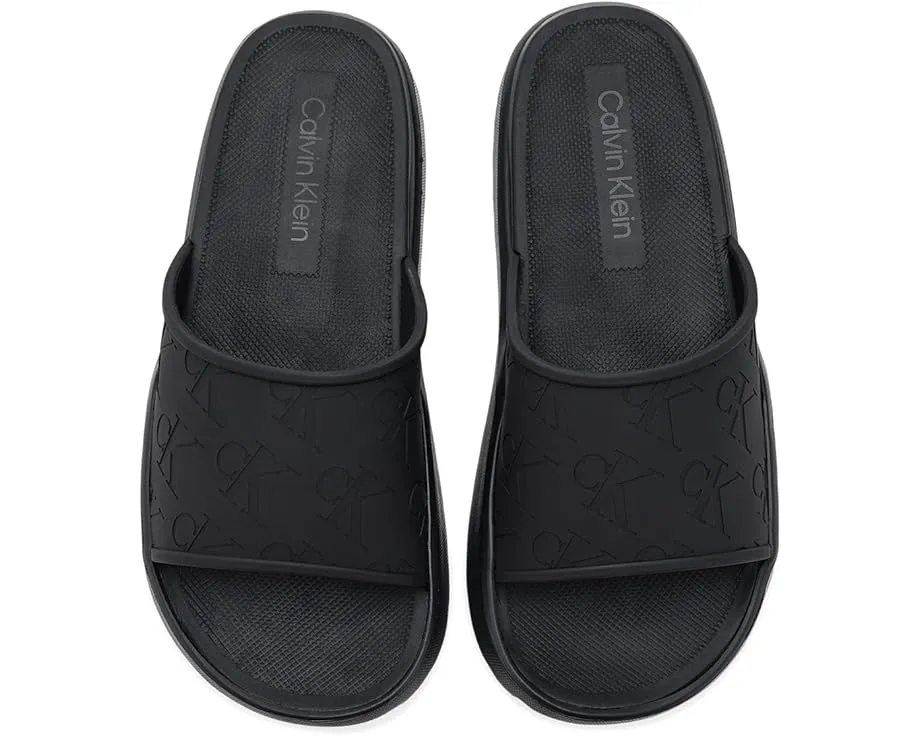Сланцы Calvin Klein Meiiny с логотипом CK и открытым носком