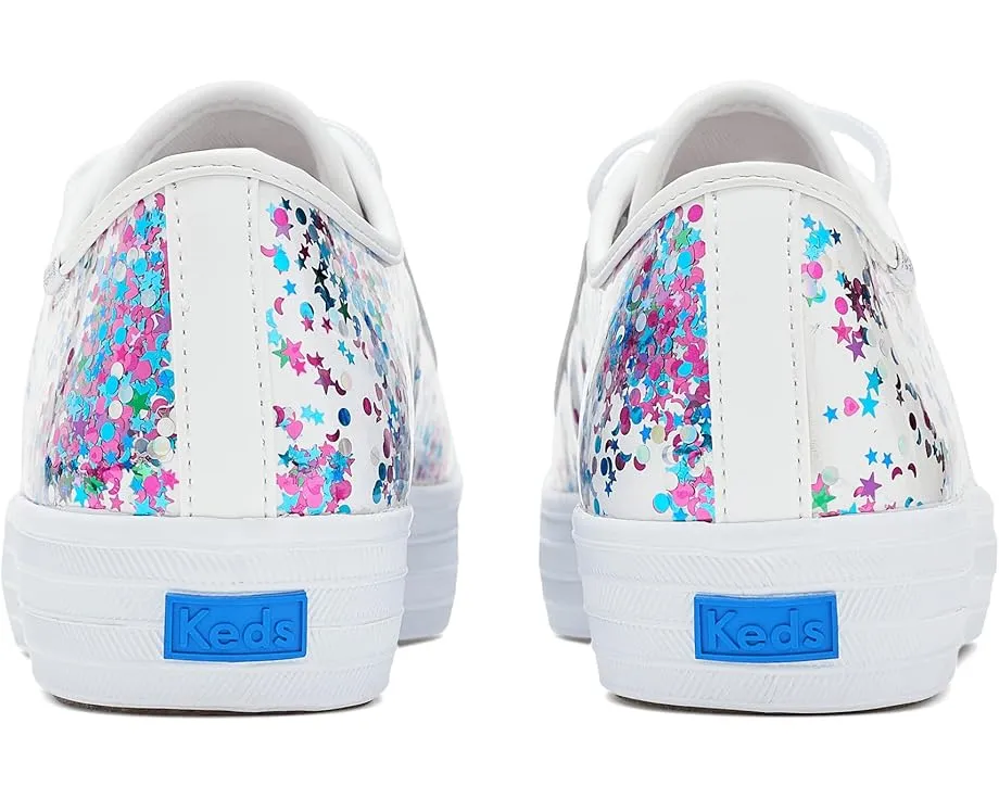 Кеды Keds Triple Up Glitter Under Glass для детей с блестками