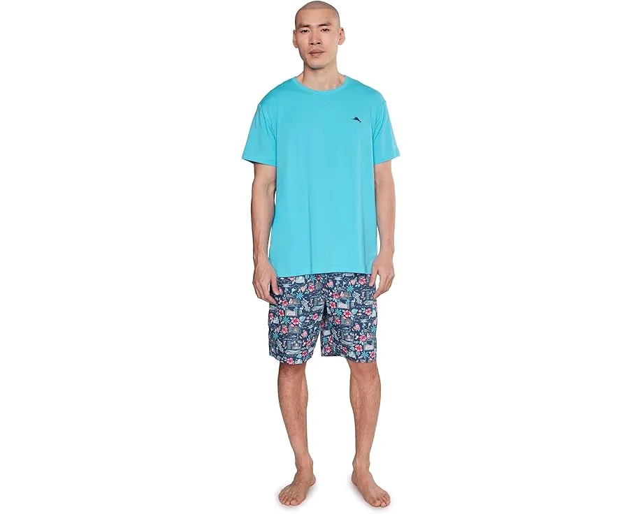 Шорты Tommy Bahama Cotton Woven Printed Jam с эластичным поясом