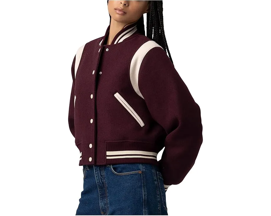 Куртка-бомбер Woven Varsity от Blank NYC с вязаными манжетами