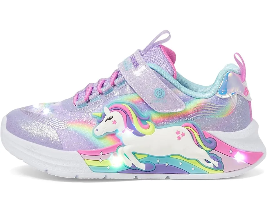 Кроссовки Skechers Unicorn Chaser со светящейся подошвой и ремешком