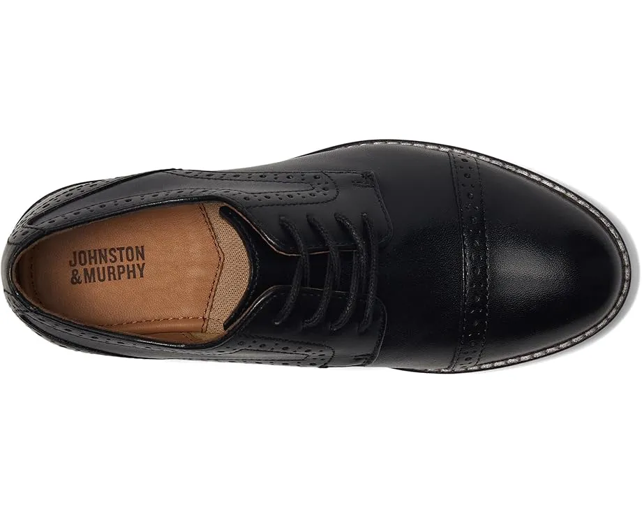 Оксфорды Johnston & Murphy Conard Cap Toe для детей с кожаным верхом