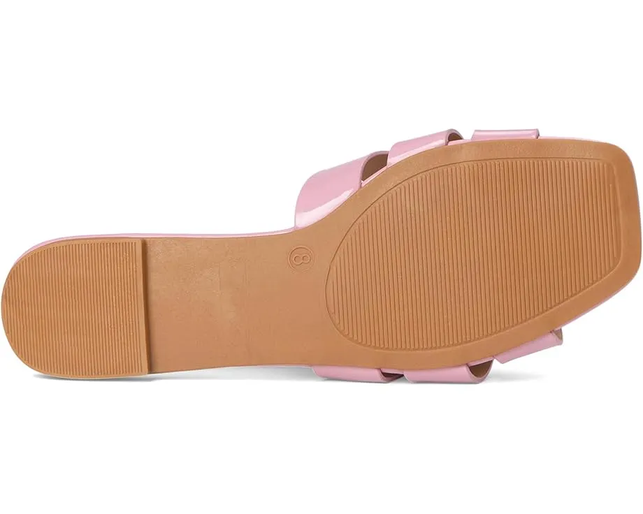 Сандалии Journee Collection Arrina с плоской подошвой и веганской кожей