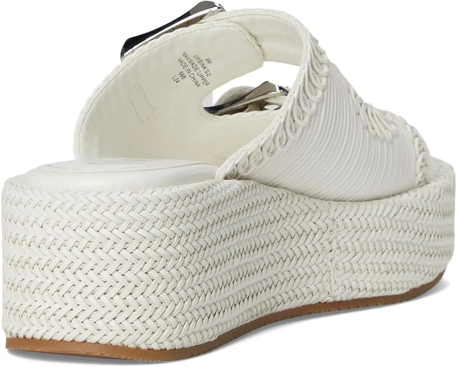 Сандалии GUESS Binks на платформе с плетеными деталями и крупной пряжкой