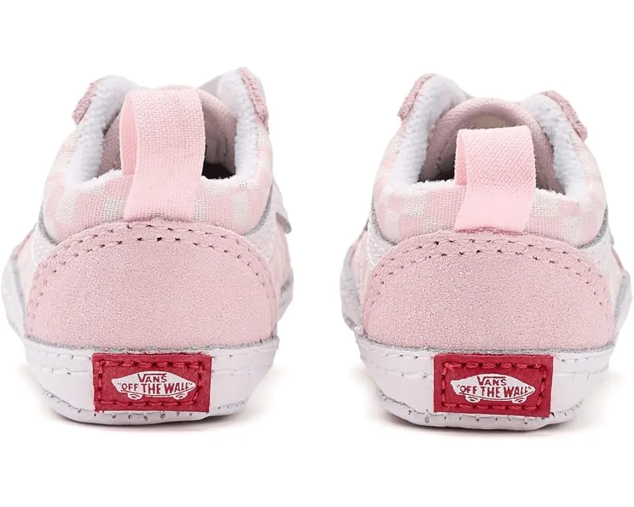 Кроссовки Vans Kids Old Skool Crib из холста с круглым носком на шнурках