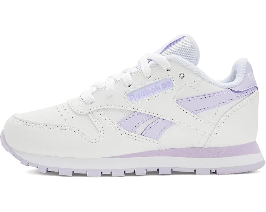 Кроссовки Classic Leather от Reebok для детей с блестками