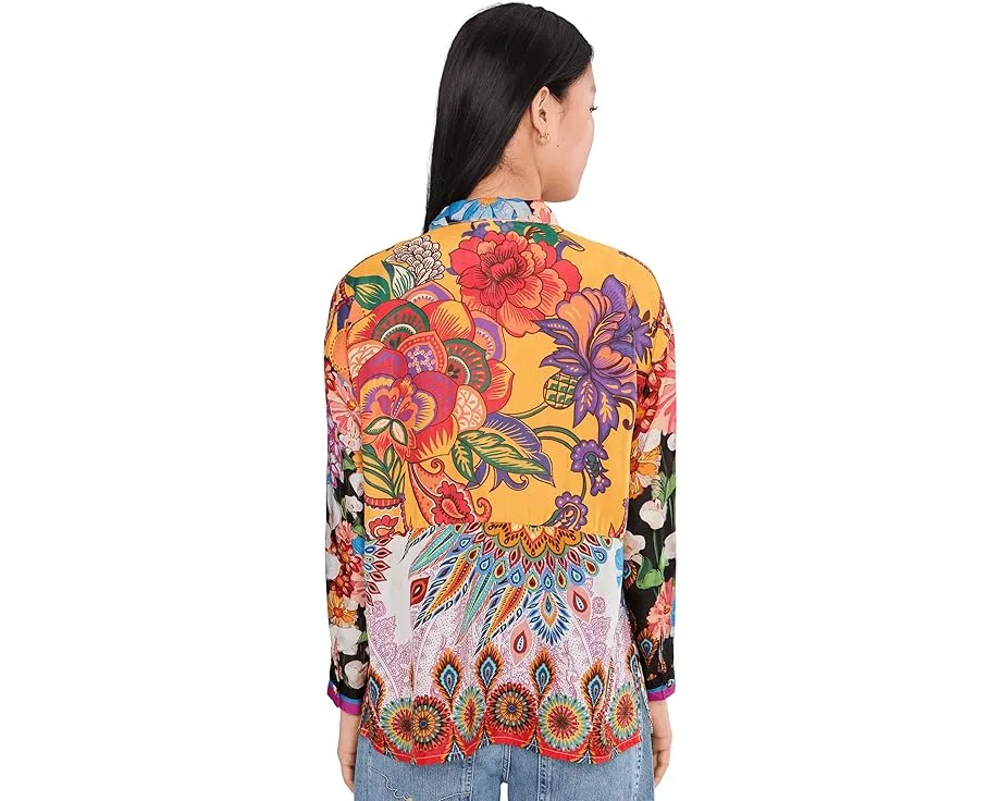 Блузка The Audrey из 100% шелка от Johnny Was