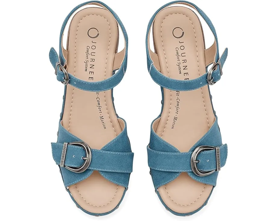 Сандалии Journee Collection Sisilia на платформе и каблуке