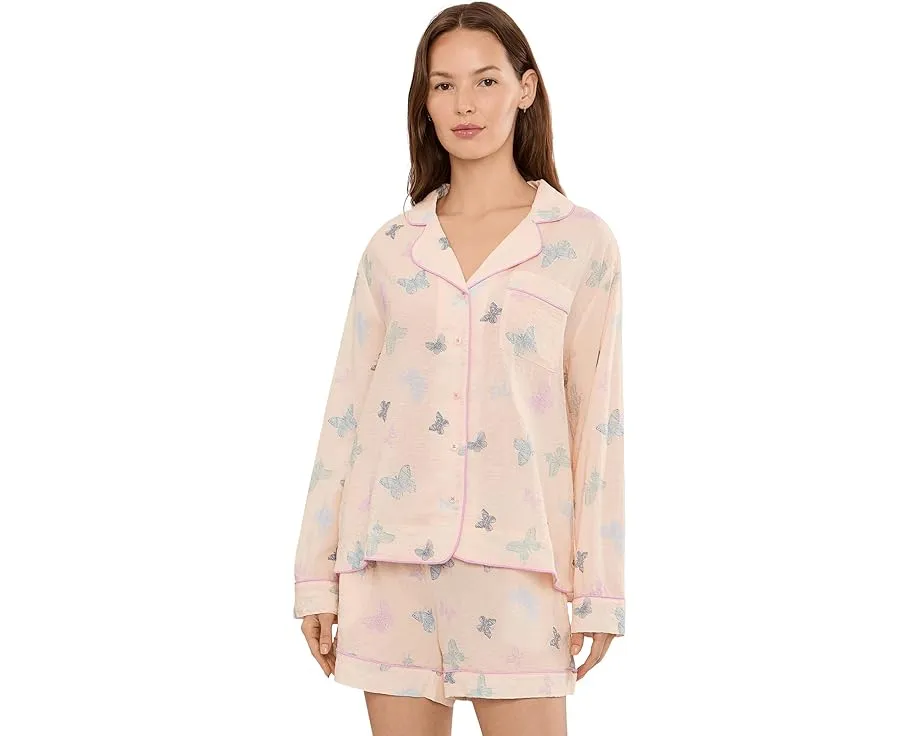 Пижамный комплект HONEYDEW Good Life с длинным рукавом и шортами