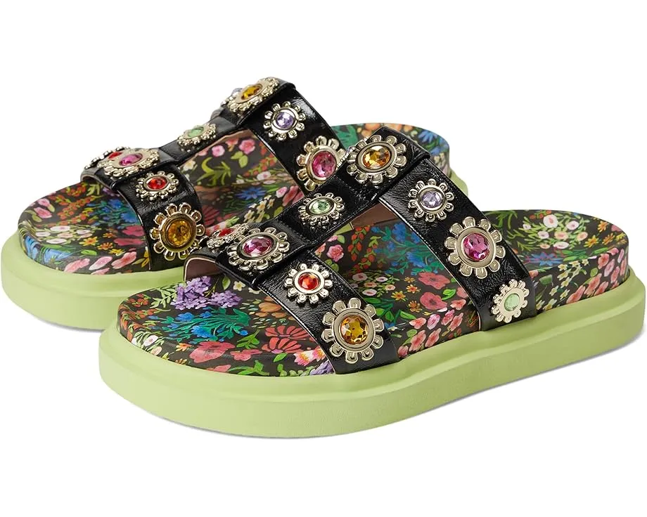 Сандалии Madoxx от Blue by Betsey Johnson на платформе с яркой подошвой и цветочным декором