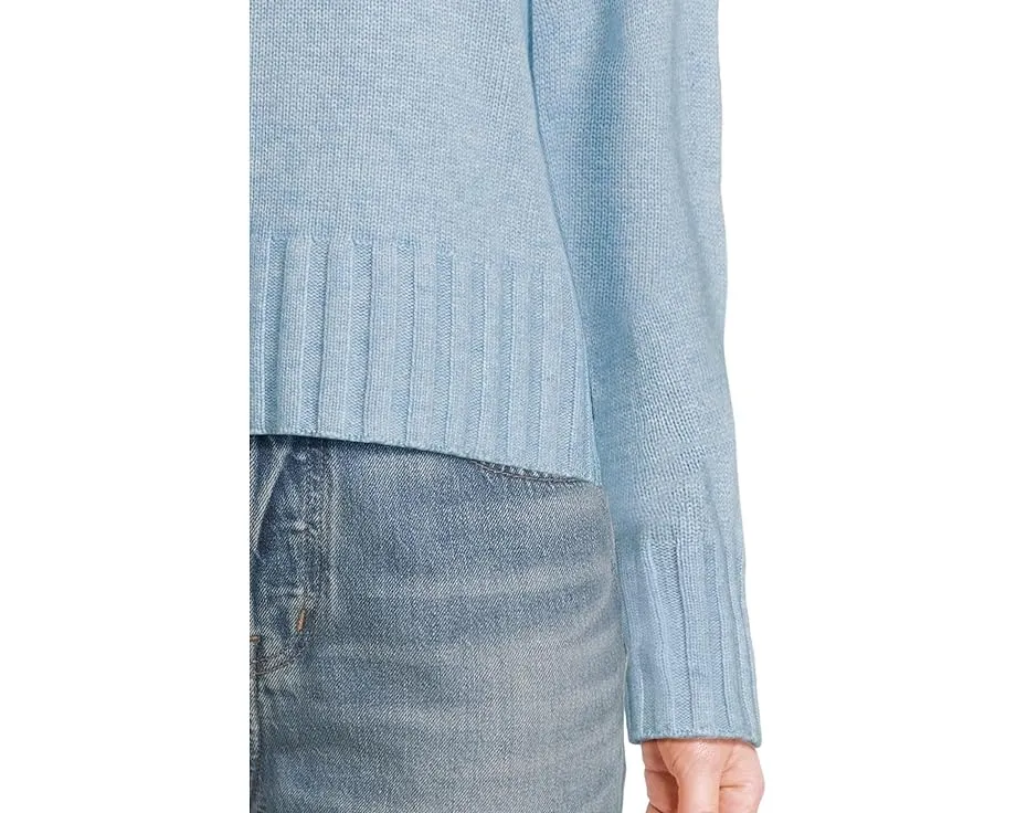 Свитер Saddle Sleeve с круглым вырезом из новой люксовой смеси с кашемиром