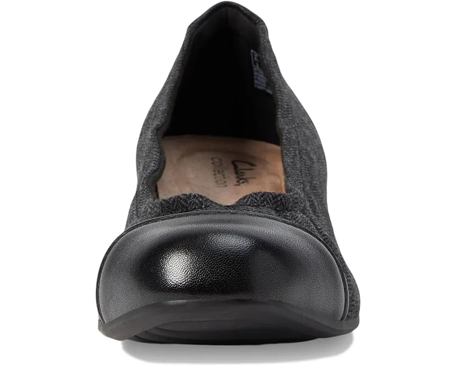 Туфли Clarks Juliet Step на удобном каблуке с квадратным носком