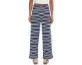 Брюки Livie Stripe Pants в полоску с широкими штанинами и поясом на шнурке
