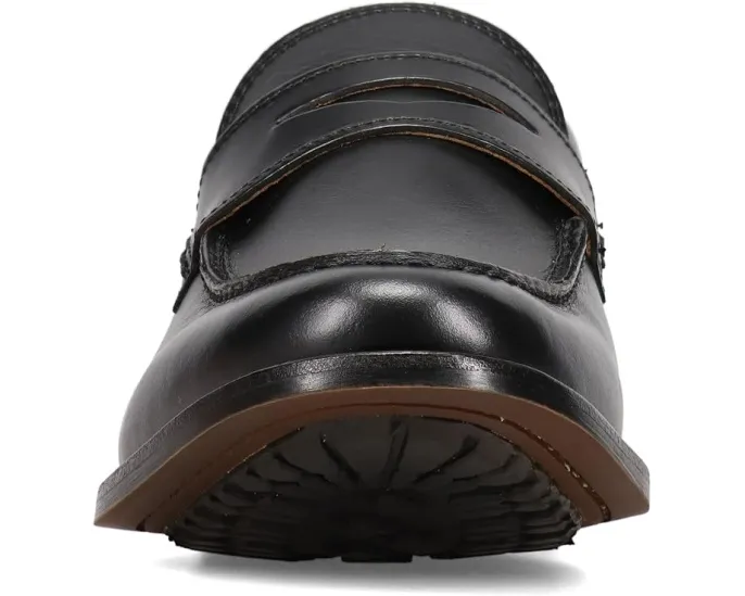 Мокасины Tyler Flex Penny из премиальной кожи с круглым носком и квадратным каблуком