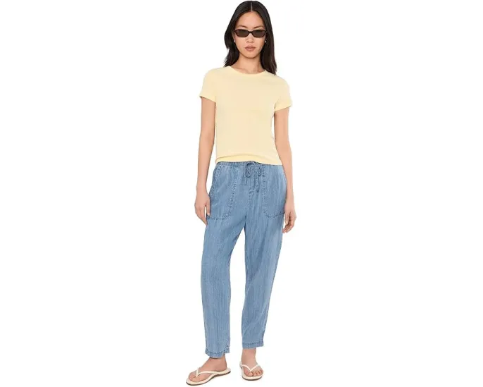 Брюки Angie Indigo Straight Leg Splendid из лиоцелла