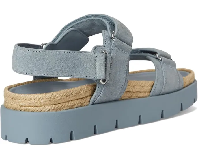 Сандалии Tory Burch Kira Rope Sport Sandal с ремешками на липучке и кожаной стелькой