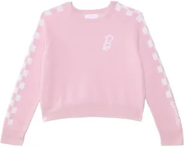 Толстовка Barefoot Dreams CozyChic Ultra Lite с клетчатым узором Barbie для детей