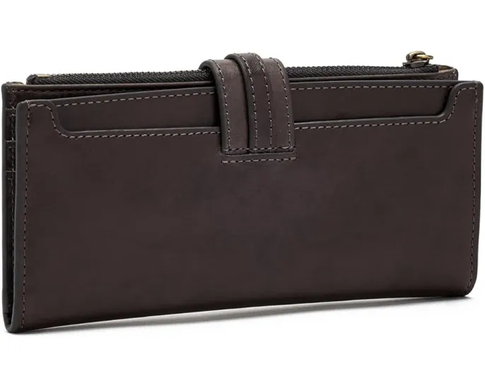 Кошелек Dunn Continental на молнии с десятью слотами для карт