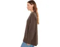 Свитер Eileen Fisher с круглым вырезом из хлопка и кашемира