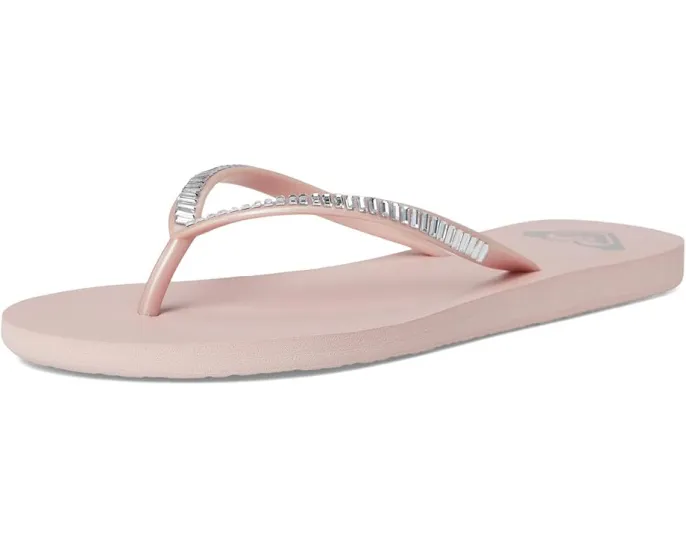 Шлепанцы Roxy Bermuda Bling с металлическими акцентами и стелькой из EVA
