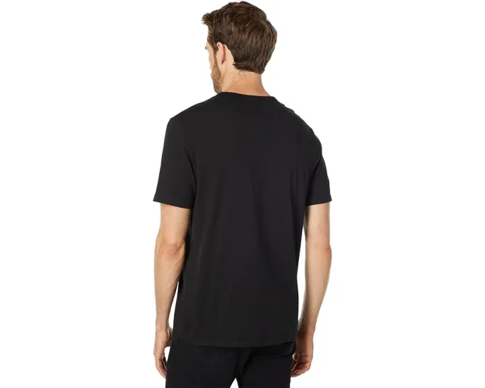 Футболка Vince с коротким рукавом и крашением в готовом виде