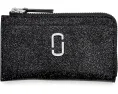 Кошелек Marc Jacobs The Coated Glitter Top Zip Multi Wallet с брелоком