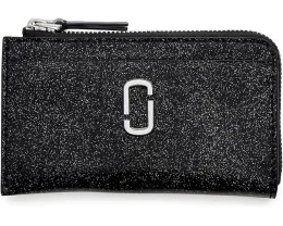 Кошелек Marc Jacobs The Coated Glitter Top Zip Multi Wallet с брелоком