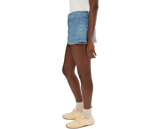 Шорт-юбка Free People We The Free Gallivanting Peekaboo из денима