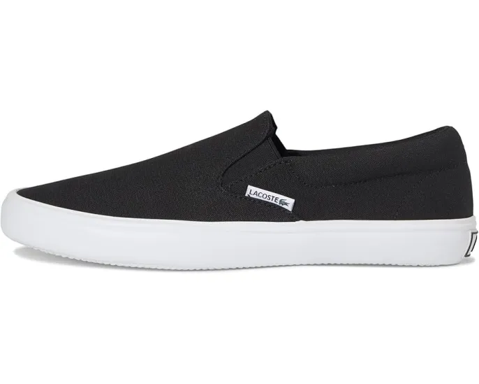 Lacoste Slip-On Base слипоны из хлопка с круглым носком
