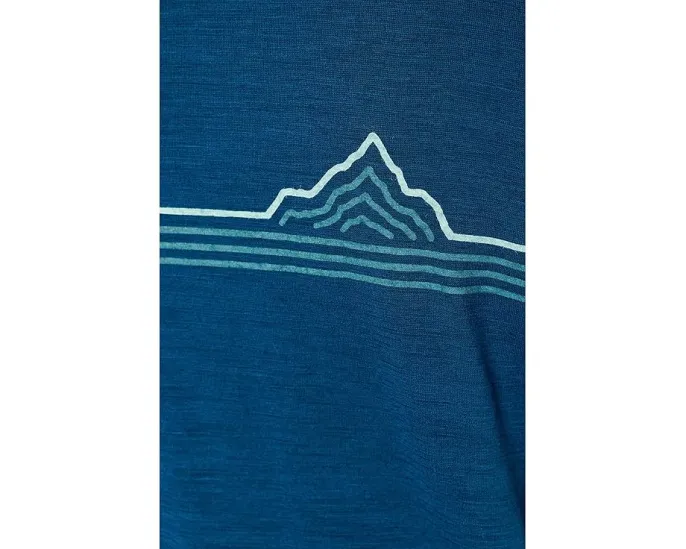 Футболка Icebreaker Merino 150 Tech Lite с коротким рукавом и полосками из мериносовой шерсти