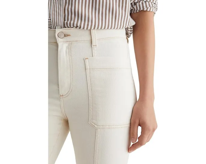 AG Jeans джинсы Lila Utility Mid-Rise Straight в цвете White Oat