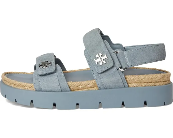 Сандалии Tory Burch Kira Rope Sport Sandal с ремешками на липучке и кожаной стелькой