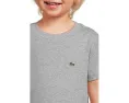 Футболка Lacoste Kids Core с вышитым крокодилом из хлопка
