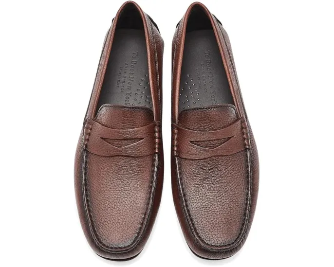 Кожаные лоферы To Boot New York Admiral для вождения с городской подошвой