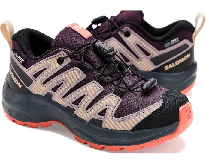Детские трейловые кроссовки Salomon Kids Xa Pro V8 Waterproof с мембраной