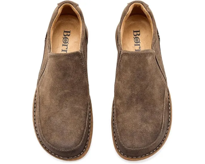 Мокасины Sandor от Born из замши с ручной конструкцией Opanka