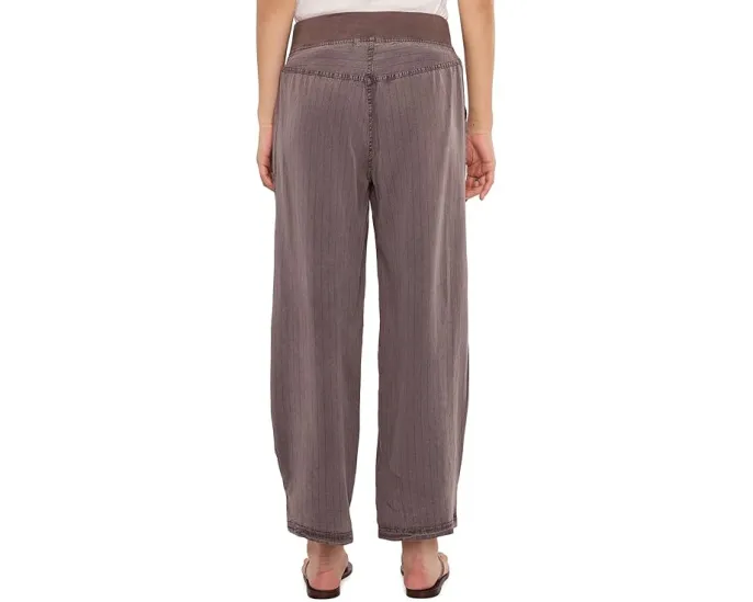 XCVI укороченные брюки Carrel с вышивкой на эластичном поясе