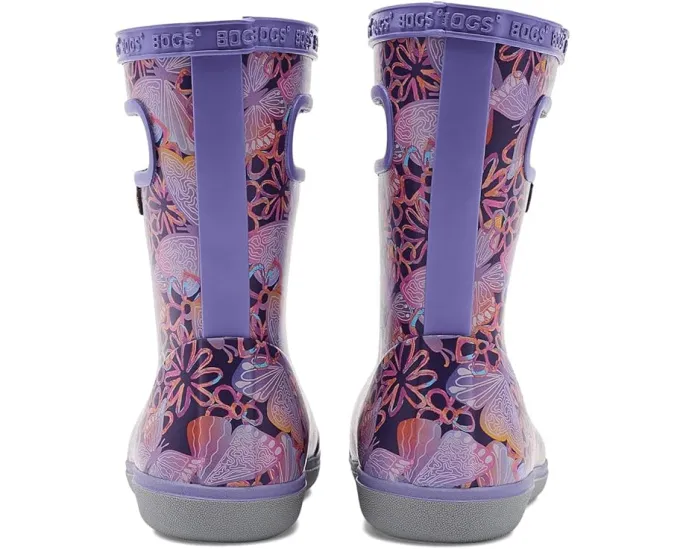 Детские сапоги Bogs Kids Skipper II Solar Butterfly с принтом бабочки