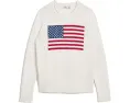 Детский свитер с воротником-хомутом от Vineyard Vines с флагом США