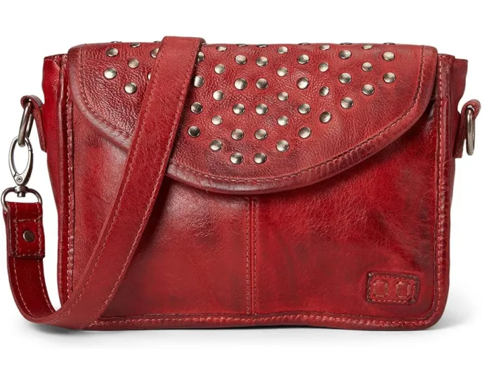 Кроссбоди Bed Stu Occurrence с шипами на клапане и съемным ремнем